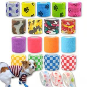 멍멍군나비양 5+1 강아지 일회용 신발 양말 애견 붕대 미끄럼방지 코반