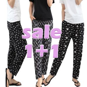 (2장) 여성 까실이9부 아이스 쿨바지 여자 몸빼 여름 쿨팬츠 잠옷 작업복