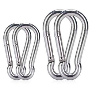 스텐 카라 비너 M4-M13 스테인레스304 안전고리 등산 캠핑 체인 와이어로프 연결고리