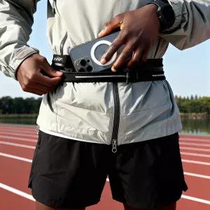 HNF 러닝벨트 플립벨트 런닝 러닝백 마라톤힙색 스마트폰 허리 밴드 벨크로