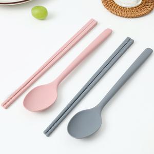 실리콘 수저 세트 젓가락 숟가락
