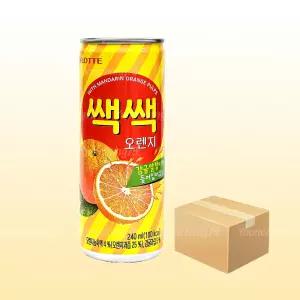 롯데 쌕쌕 오렌지 240ml x 30개/감귤 알갱이 과즙음료