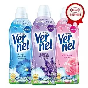 [헨켈]고농축 버넬 섬유유연제 0.9L 3개