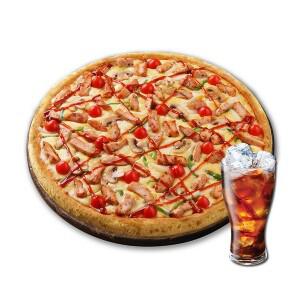 (피자헤븐) 치킨바베큐M+콜라500mL