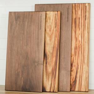 헤스티아 호주 캄포나무 월넛나무 통원목 도마(48cm,44cm)