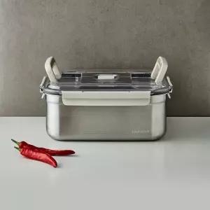 [본사직영] 락앤락 숨쉬는 스텐 김치통 직사각 7.6L (LST833B)
