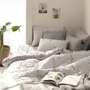 [파르페][파르페by알레르망] 디어독 40수 순면 차렵이불세트 S