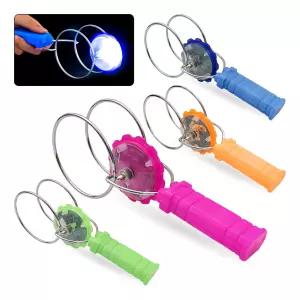 LED뱅뱅 UFO 팽이 완구 자이로 굴렁쇠 불빛 자석 팽이놀이 장난감