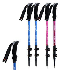 [트렉스타] 프리미엄 리오 3단 초경량 등산스틱 2개 1세트 + 케이스