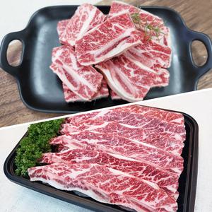 LA갈비 구이용 찜용 1kg 소고기 미국산 초이스 소갈비 설날 명절 더예쁜한우