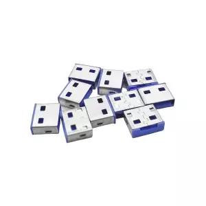 라인업시스템 LANSTAR LS-USBLOCK-B USB포트 잠금장치 전용 보안 커넥터 (10개) (밀알)