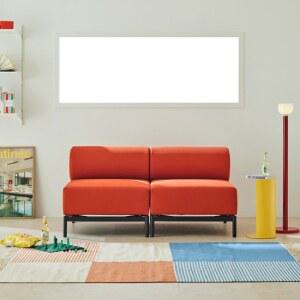 한샘 레이어드 패브릭 소파 2인 (8종/택1)