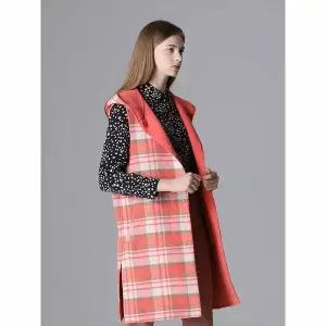 [하프클럽/르오트]스프링 울 블렌디드 리버시블 후드 베스트