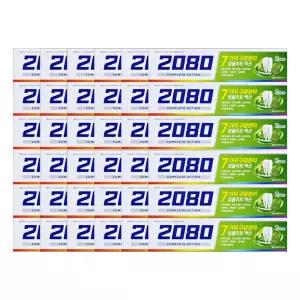 애경 2080 컴플리트액션 치약 허브민트향 120g 3개입 X 12개