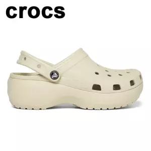 크록스 클래식 플랫폼 클로그 우먼 본 206750-2Y2