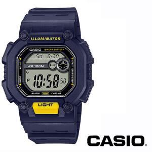 카시오 W-737H-2A 남성 군인 알람기능 전자시계