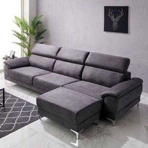 [NS홈쇼핑]생활 방수 아쿠아텍스 그레이스 4인용 쇼파+스툴 세트[32136987]