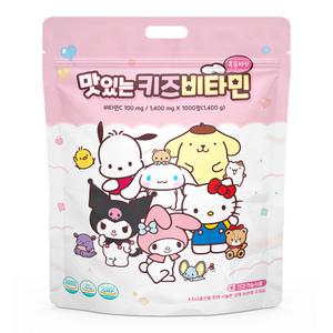 산리오캐릭터즈 맛있는 키즈비타민 아이간식 어린이선물 1000정 아텍스