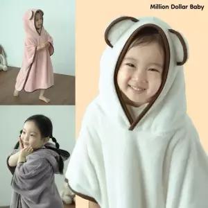 솜사탕 후드타올 목욕타올 비치타올 판초 신생아 유아동 키즈