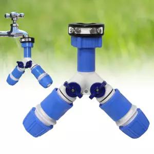 L-2 2구 수도 연결구 16mm 수도꼭지 어댑터 연결캡 호스 커넥터