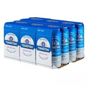 [하프클럽/칭따오]칭따오 논알콜릭 500ml X 24캔 무알콜맥주맛 음료 이중박스포장