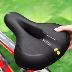프로 안전 라이딩 통증완화 쿠션 자전거 안장(옐로우)