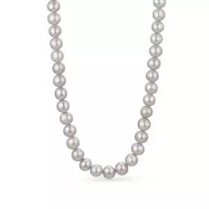 14k 그레이 담수진주 비드 목걸이5.5mm_기본장식