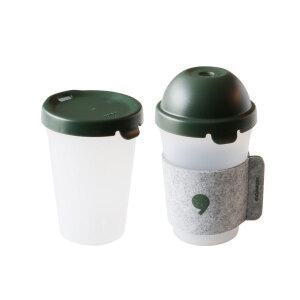 그리닝 리유저블 컵 투명, 450ml, 2개