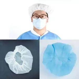 부직포 라운드캡 위생모자 100p 식당 주방 조리실 식품공장 조리원 병원 작업용 헤어방진모