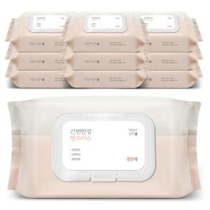 [데일리워터] 간편한장 행주티슈 캡형 10팩/팩당80매