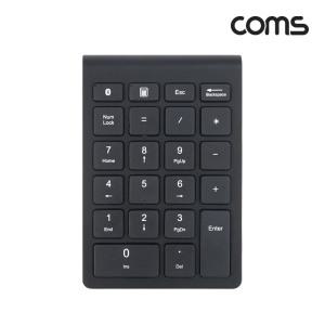 무료 Coms 블루투스 숫자 키패드 22Key AB405 무선 휴대용 키보드