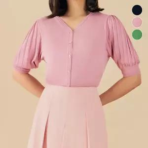 TAGME 썸머 플리츠 니트 가디건 3종 택 1