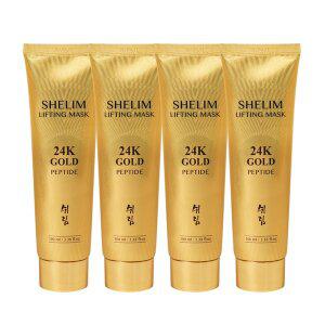 [쉬림](4개)쉬림 24K골드 펩타이드 리프팅 마스크 100ml /필오프 랩핑마스크 결광 결개선