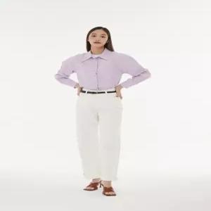 [LAP] AP1WB264 볼륨 소매 슬리 셔츠 블라우스