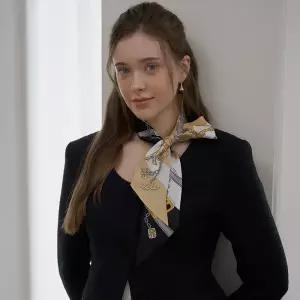 [롯데백화점]엘르 원더스키니 실크 방도 스카프 SE349S302