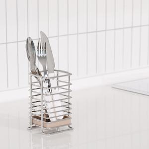 주부디자인 올스텐 실리사각 수저통 (실리콘색상, 베이지), 중