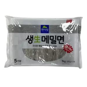 면사랑 생메밀면 1kg 5인분 실온 생면 메밀 모밀 소바 국수