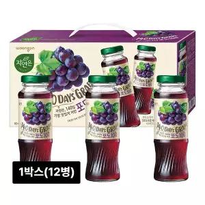 웅진 자연은 포도 180ml x 12병 꼬마병 포도주스