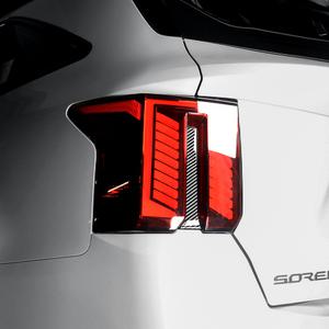 쏘렌토 MQ4 페이스리프트 튜닝 리어램프 커버 블랙 카본 몰딩