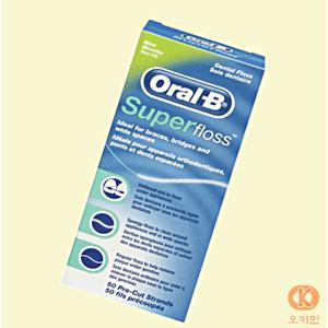 오랄비슈퍼플로스 치실 슈퍼플러스 6개입 치아관리