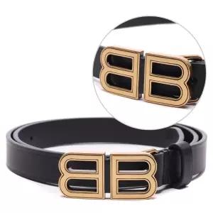 (발렌시아가) 여성 BB 아워글래스 씬 벨트 673518 1CH04 1000 23F