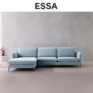 [에싸] [only h.mall 15만원 헤드 증정]딜라이트 4인 카우치형 카시미라 패브릭 소파