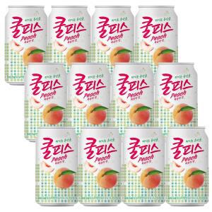 동원 쿨피스 복숭아맛 350ml 12입