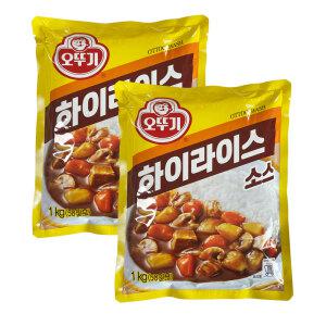 오뚜기 하이라이스소스 1kg 2개