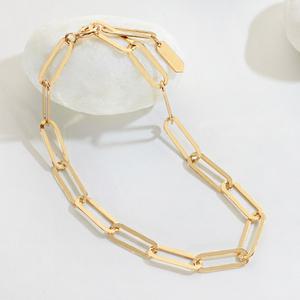 14K 레이어드 체인 한줄 팔찌 19cm 볼드린 여성 패션 핑크골드 데일리 금팔찌