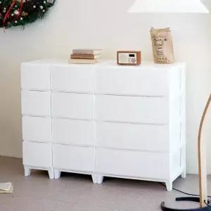 [아트박스]/보노하우스 가든 라탄 서랍장 일반형 4단 플라스틱 수납장