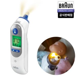 브라운 고막 체온계 irt 6525 ko 필터21개+건전지2개 포함 아기 귀 비접촉
