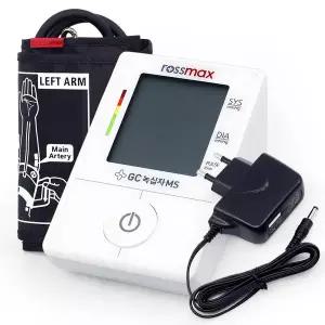 [케이솔루션]녹십자 로즈맥스 X1 혈압계 혈압측정기+충전용 어댑터 1개 사은품