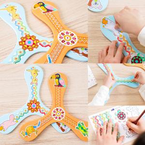 [오피스스쿨] 민화샵 호주 EVA 부메랑 만들기 DIY EVA소품 원반던지기 장난감 초등만들기