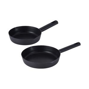라체나 더블랙 풀인덕션 후라이팬 20cm, 1개 + 26cm, 1개